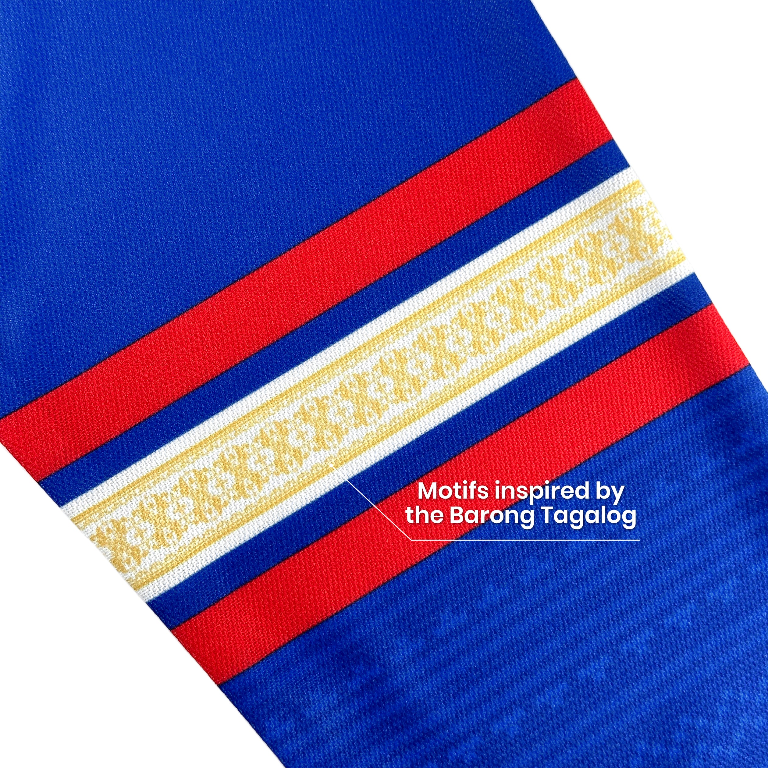 Philippines Heritage Custom Ice Hockey Jersey Blue