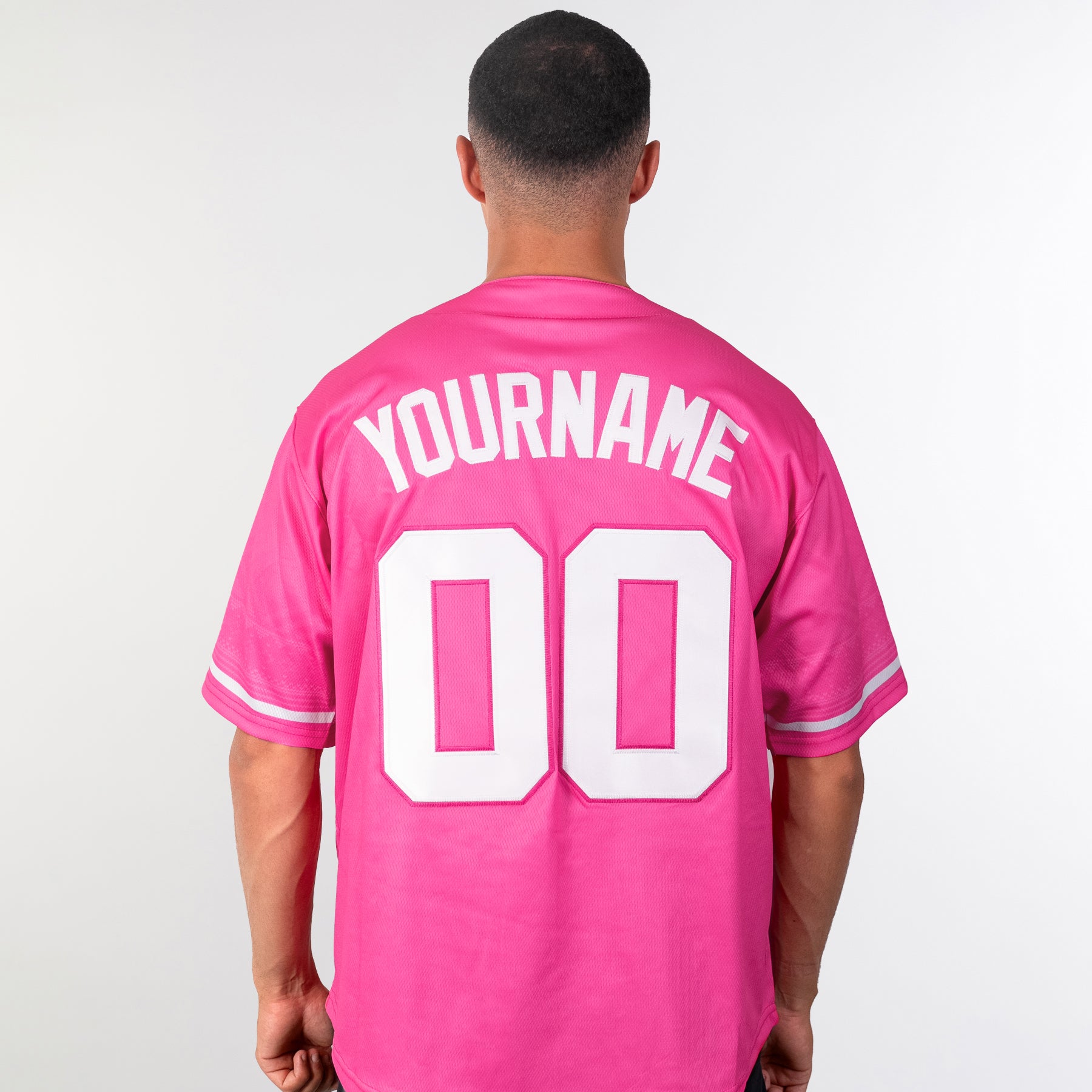 Philippines Heritage Custom Pink Baseball Jersey Model Back Customized