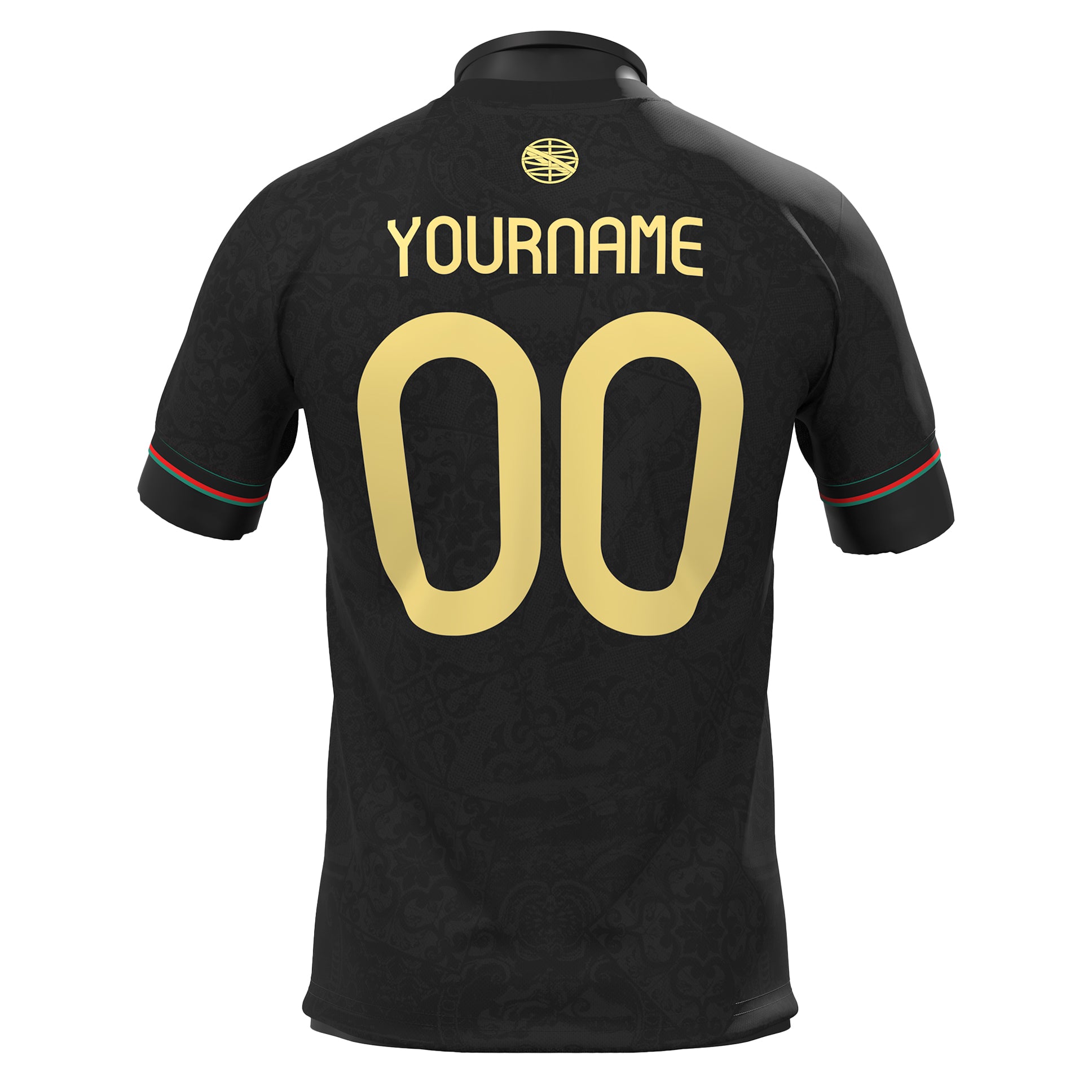 Portugal Heritage Custom Black Football Jersey Soccer Shirt World Portuguese 