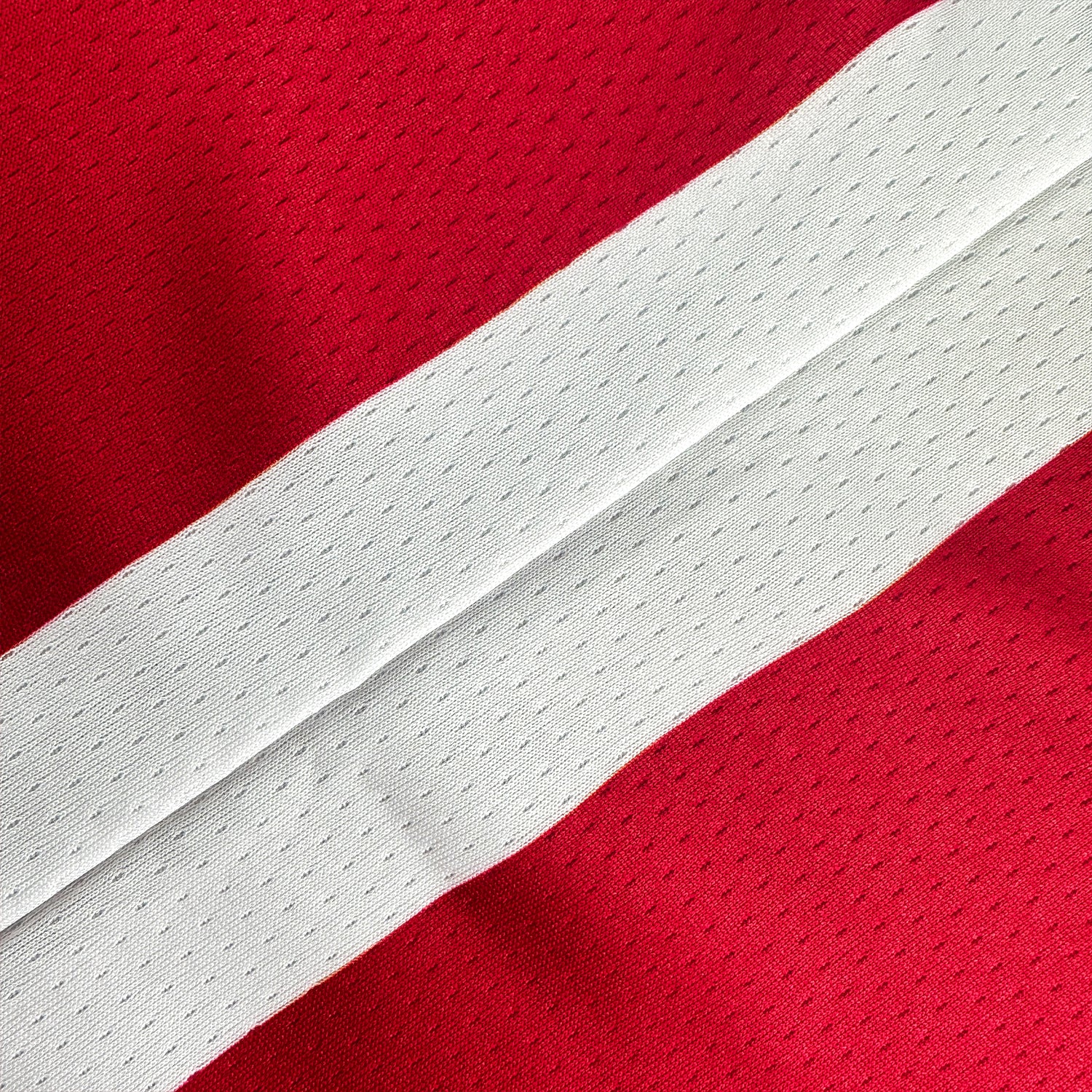 Puerto Rico Borinquen Heritage Custom Basketball Jersey Red Closeup Sleeves