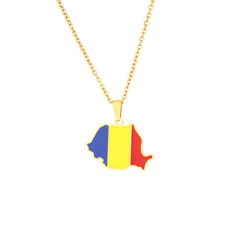 Romania Heritage Necklace Gold