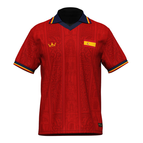 Spain Heritage Retro Custom Football Jersey