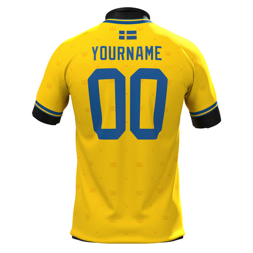 Sweden Custom Football Jersey
