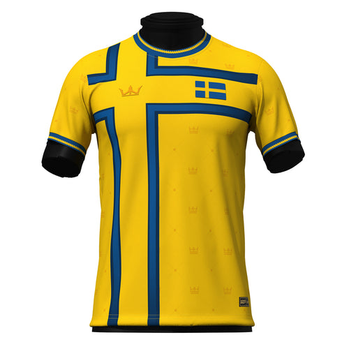 Sweden Heritage Custom Football Jersey