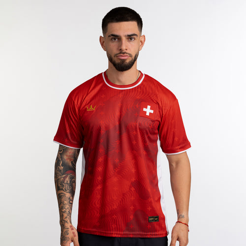 Switzerland Heritage Custom Football Jersey Soccer Shirt World