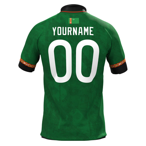 Turkmenistan Heritage Custom Football Jersey