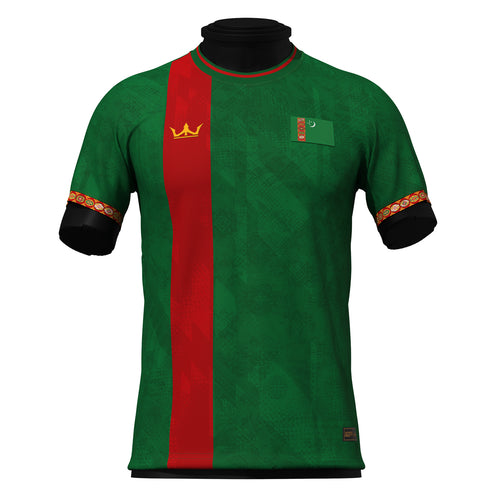 Turkmenistan Heritage Custom Football Jersey