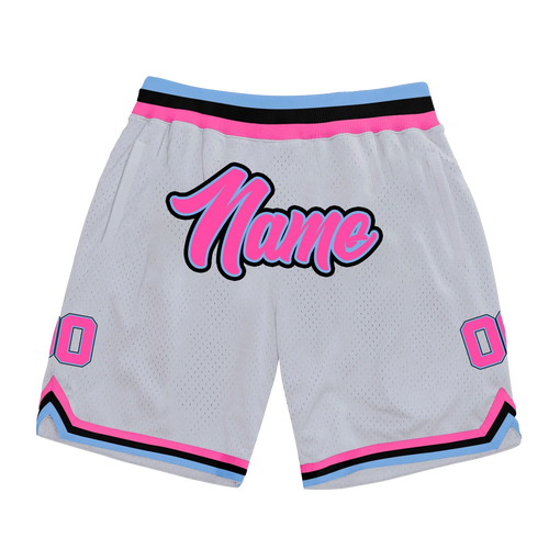 White Vice City Custom Basketball Shorts